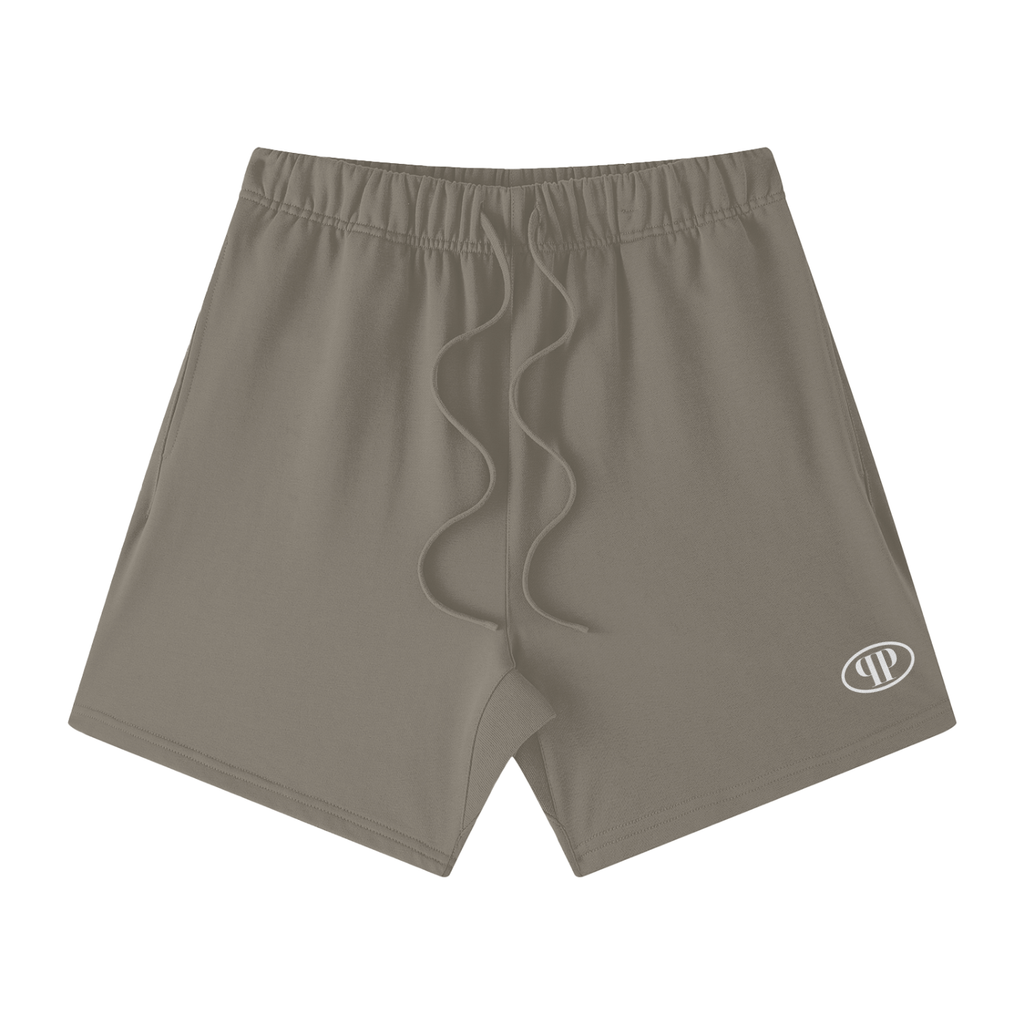 Streetwear Unisex Heavyweight Earth Tone Loose Fit FOG 100% Cotton Shorts