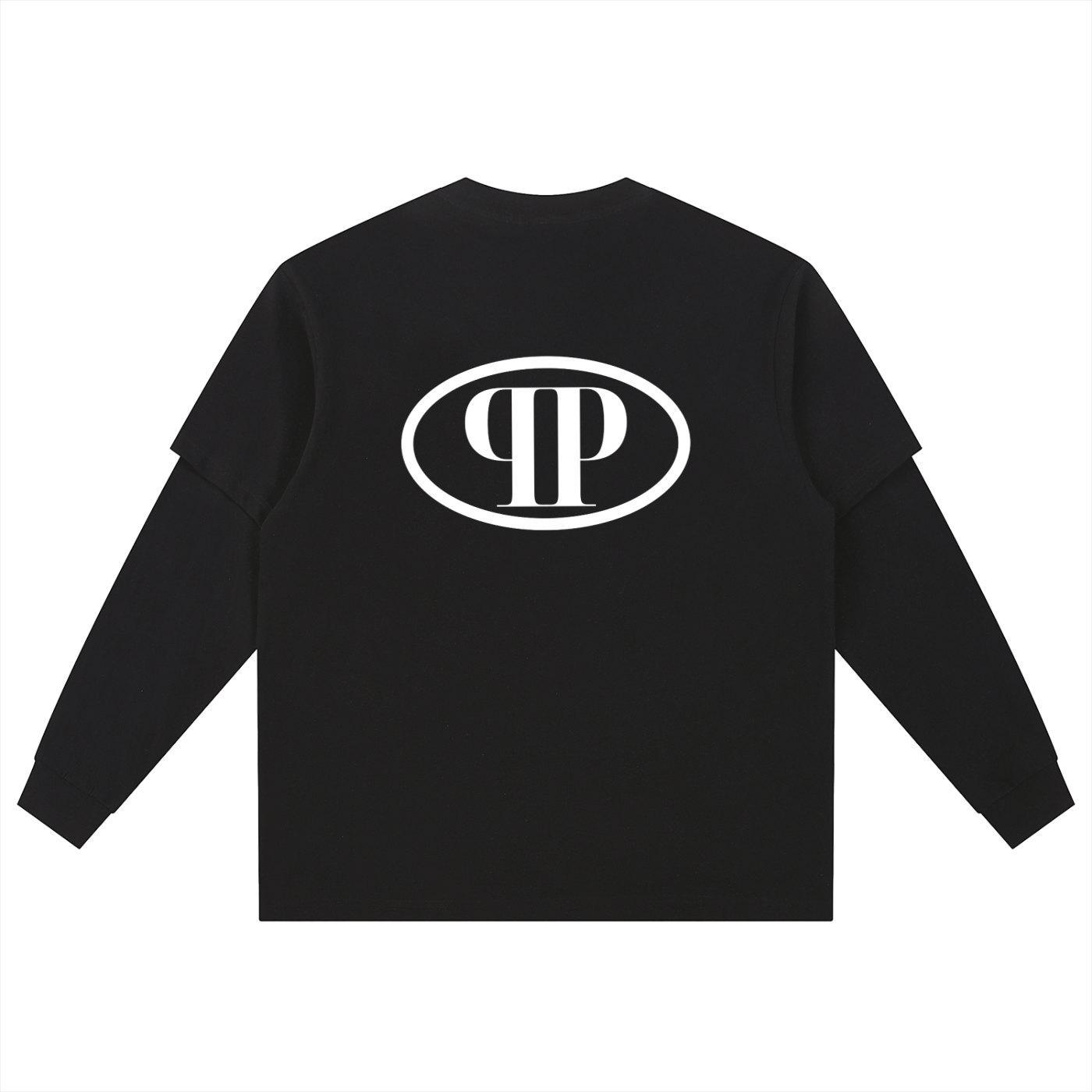 Layered Long Sleeve Oversized Tee