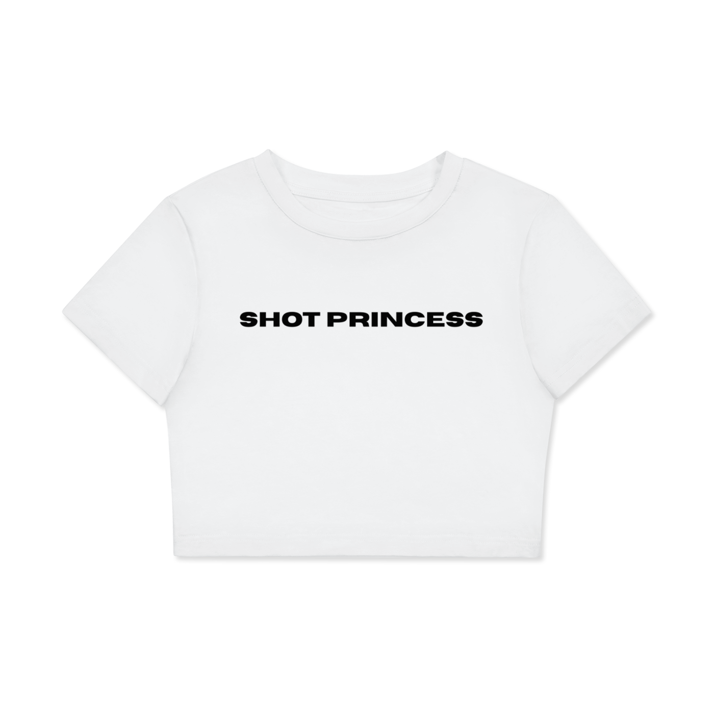 Women's Fitted Crop Tee | Bodycon T-Shirt