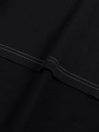 Streetwear Contrast-Stitched Cotton T-Shirt