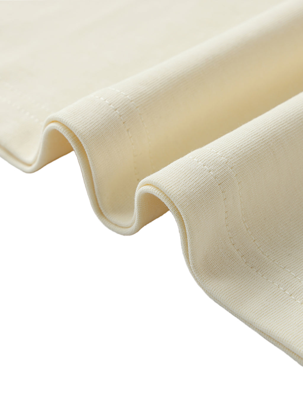 Oversized Contrast-Stitched Cotton Tee